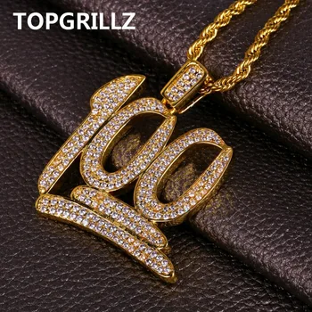 TOPGRILLZ Hip Hop 100 Point Micro Pave Cubic Zircon Necklace & Pendant Gold/Silver Color Necklace For Male Length 24 Inch
TOPGRILLZ Hip Hop 100 Point Micro Pave Cubic Zircon Necklace & Pendant Gold/Silver Color Necklace For Male Length 24 Inch