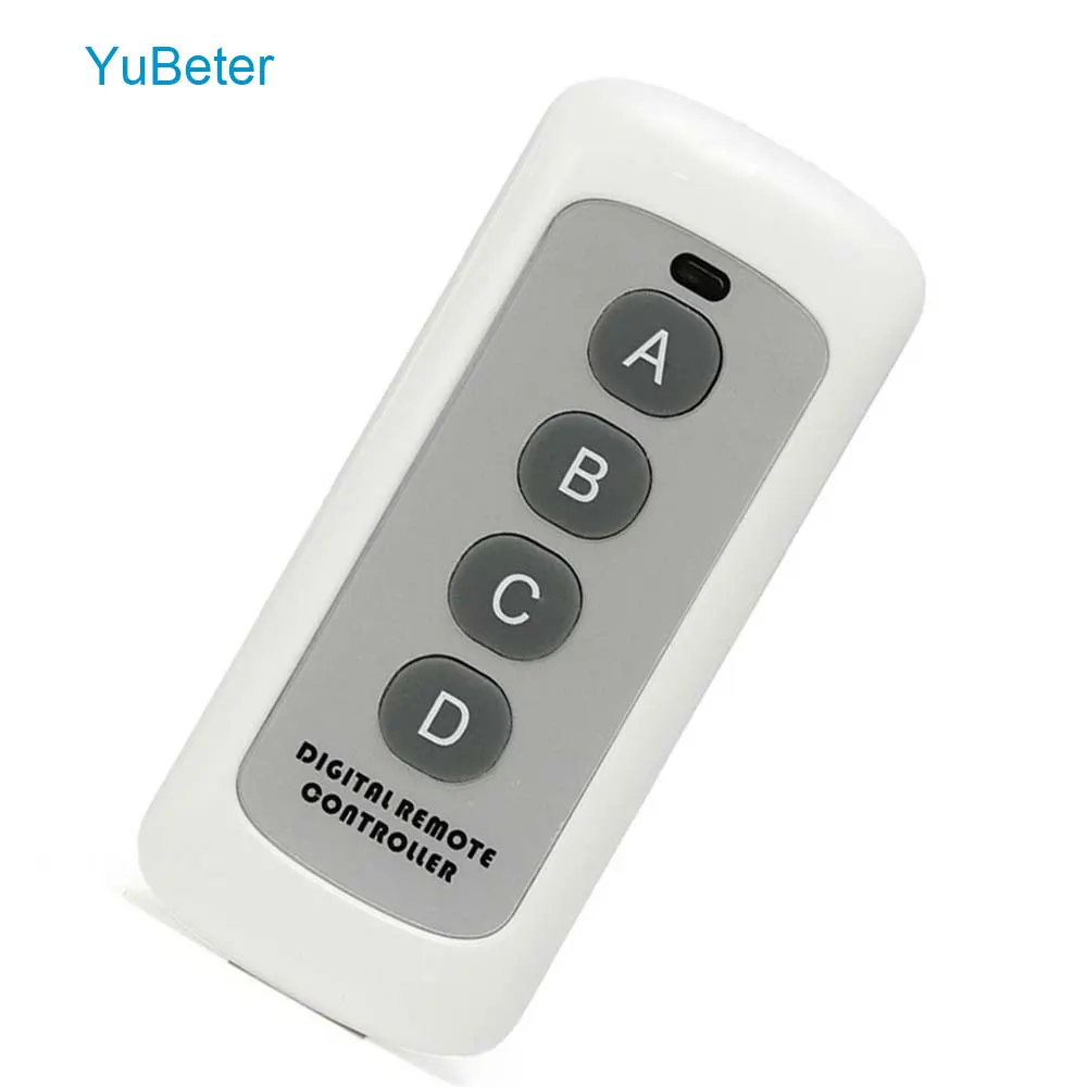 YuBeter 433Mhz EV1527 Learning Code Remote Control Switch 4 Button RF Transmitter Wireless Key For Garage Door Smart Home Device
YuBeter 433Mhz EV1527 Learning Code Remote Control Switch 4 Button RF Transmitter Wireless Key For Garage Door Smart Home Device