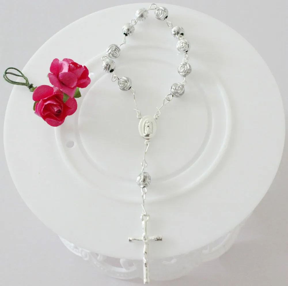 1Pc Religious Bracelets for Baby Girls with Dangle Jesus Cross Children's Strand Bracelet Rosary Link Chain Good Quality
1Pc Religious Bracelets for Baby Girls with Dangle Jesus Cross Children's Strand Bracelet Rosary Link Chain Good Quality