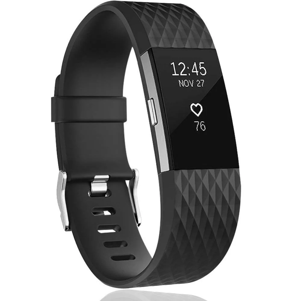 Часы настраиваемые для Fitbit Charge 2 классические сменные спортивные ремешки смарт