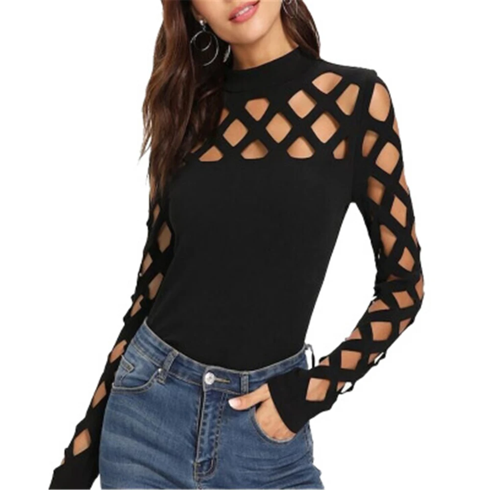 Black T-Shirts Streetwear Party Elegant Sexy Workwear Square Cutout Shoulder Fitted Skinny Tee Women Office Lady Tshirt Top 2019
Black T-Shirts Streetwear Party Elegant Sexy Workwear Square Cutout Shoulder Fitted Skinny Tee Women Office Lady Tshirt Top 2019