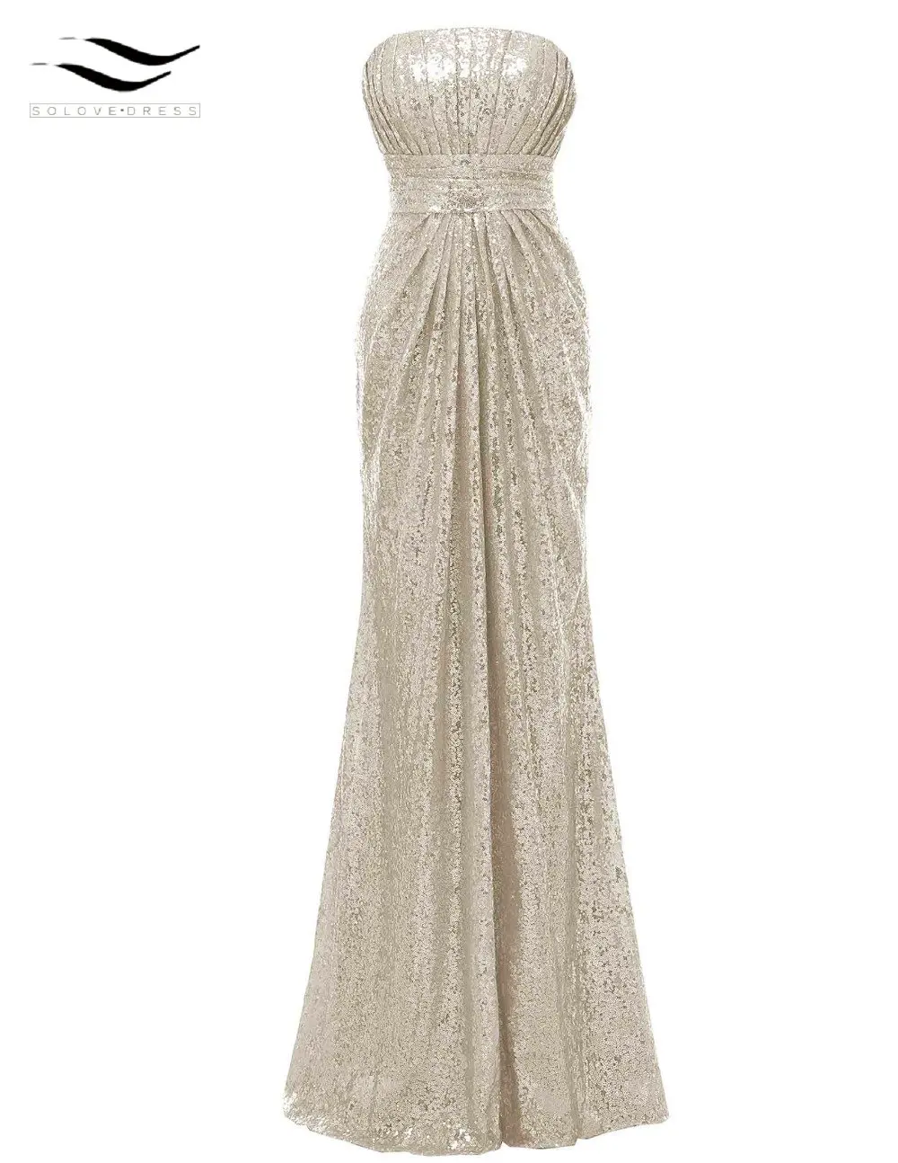 Solovedress Off the Shoulder Mermaid Sequined Elegant Strapless Bridesmaid Dress 2018 Real Formal vestido de dama de honra B0063
Solovedress Off the Shoulder Mermaid Sequined Elegant Strapless Bridesmaid Dress 2018 Real Formal vestido de dama de honra B0063