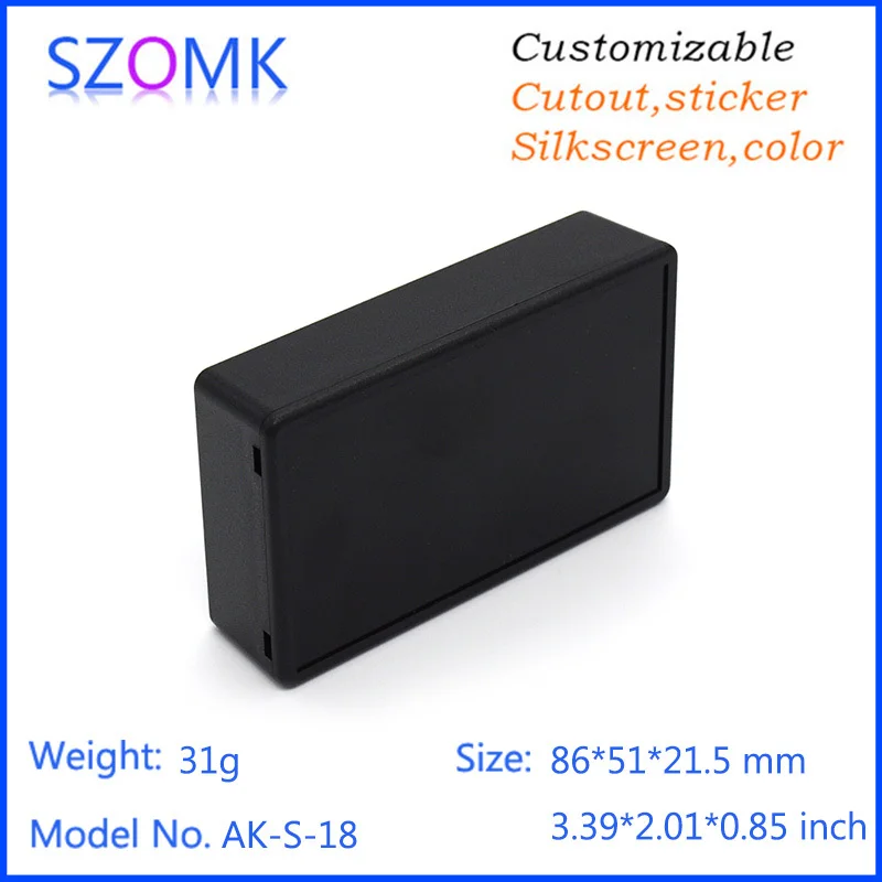 plastic enclosure for electronics control box szomk diy enclosure junction box plastic housing small abs instrument enclosure distribution box black plastic box enclosure electronics case (6).jpg