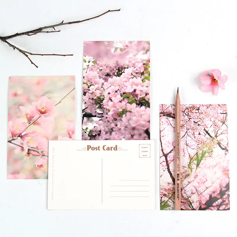 30 Sheets/Set Creative Peach Blossom Postcard/Greeting Card/Message Card/Birthday Letter Envelope Gift Card
30 Sheets/Set Creative Peach Blossom Postcard/Greeting Card/Message Card/Birthday Letter Envelope Gift Card
