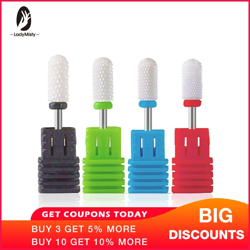 Ladymisty 1pc Electric Ceramic Nail Drill Bit Pedicure Machine Remove Nail Calluses Bit Tools Electric Drill Cutters Manicure
Ladymisty 1pc Electric Ceramic Nail Drill Bit Pedicure Machine Remove Nail Calluses Bit Tools Electric Drill Cutters Manicure