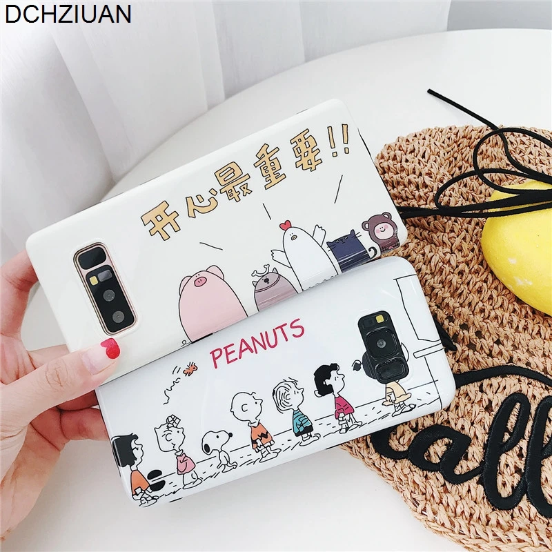 DCHZIUAN Cute Cartoon Peanuts Phone Cases For Samsung Galaxy S8 S9 Plus NOTE 8 Soft Silicone Case For Samsung S8 S8Plus Case
DCHZIUAN Cute Cartoon Peanuts Phone Cases For Samsung Galaxy S8 S9 Plus NOTE 8 Soft Silicone Case For Samsung S8 S8Plus Case