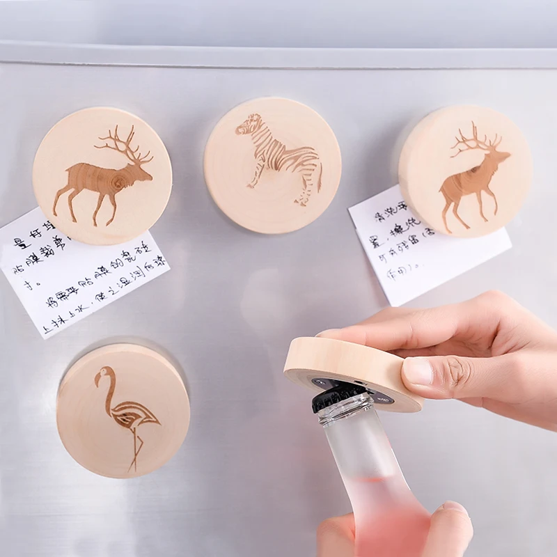 Flamingo Creative wooden bottle opener refrigerator stickers beer bottle opener refrigerator magnetic magnetic stickers
Flamingo Creative wooden bottle opener refrigerator stickers beer bottle opener refrigerator magnetic magnetic stickers