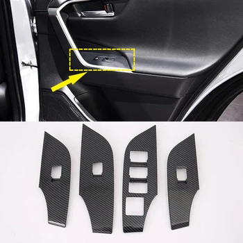 Right hand drive For Toyota RAV4 2019-2020 carbon fiber black Carbon Fiber Window Lift Switch Button Cover Trims 4pcs
Right hand drive For Toyota RAV4 2019-2020 carbon fiber black Carbon Fiber Window Lift Switch Button Cover Trims 4pcs