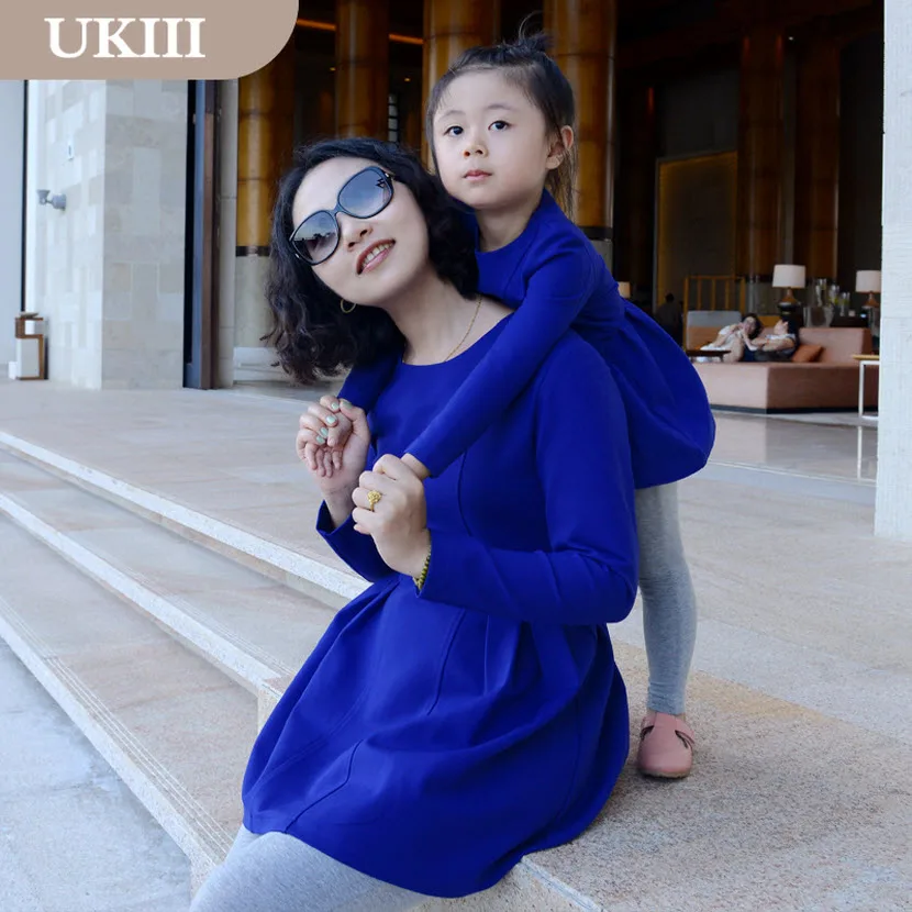Family fitted dress mother and daughter paternity clothes girls Long sleeve skirt bud shaped waist classic blue princess dresses Family fitted dress mother and daughter paternity clothes girls Long sleeve skirt bud shaped waist classic blue princess dresses<br><br>Aliexpress
