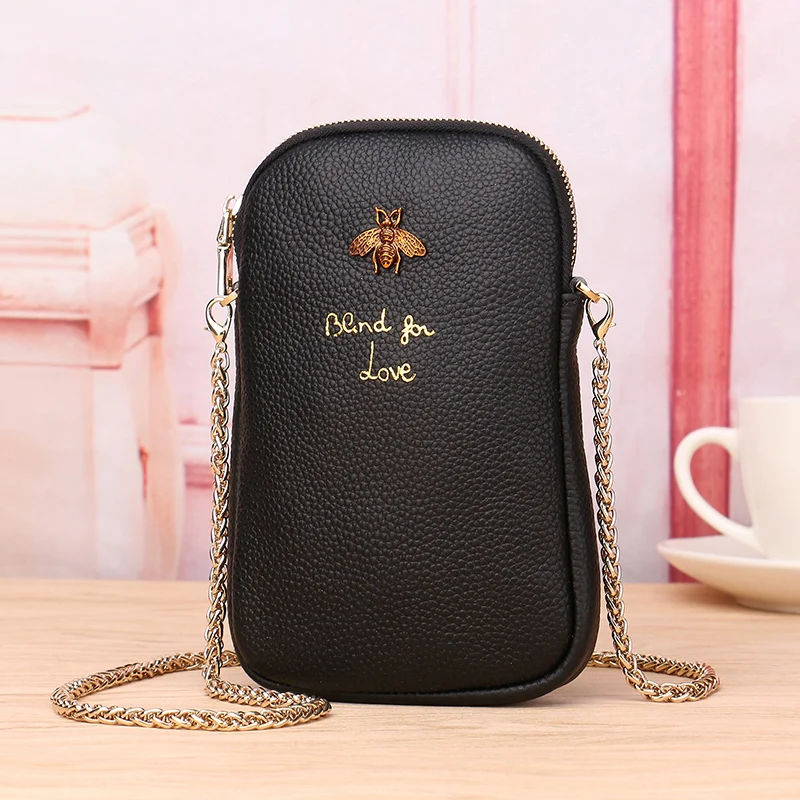 Genuine Leather Women Mobile Phone Bags Letter Small Purse Female Woven Zipper Shoulder Bags Mini Messenger Bag 8 Colors
Genuine Leather Women Mobile Phone Bags Letter Small Purse Female Woven Zipper Shoulder Bags Mini Messenger Bag 8 Colors