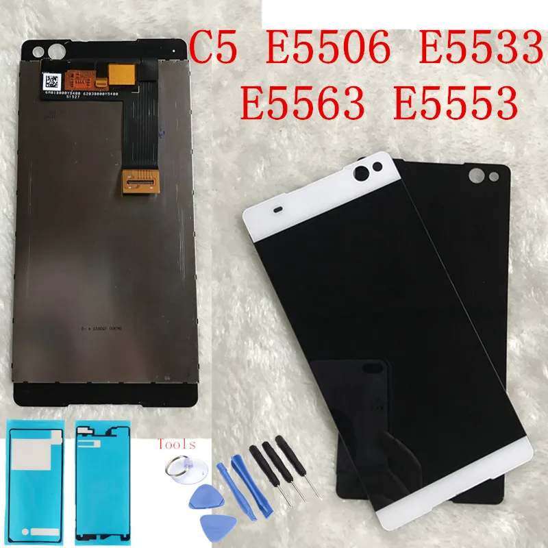 Original 6.0" 1920x1080 Display For SONY Xperia C5 LCD Touch Screen Digitizer C5 Ultra Display Screen E5506 E5533 E5563 E5553
Original 6.0" 1920x1080 Display For SONY Xperia C5 LCD Touch Screen Digitizer C5 Ultra Display Screen E5506 E5533 E5563 E5553