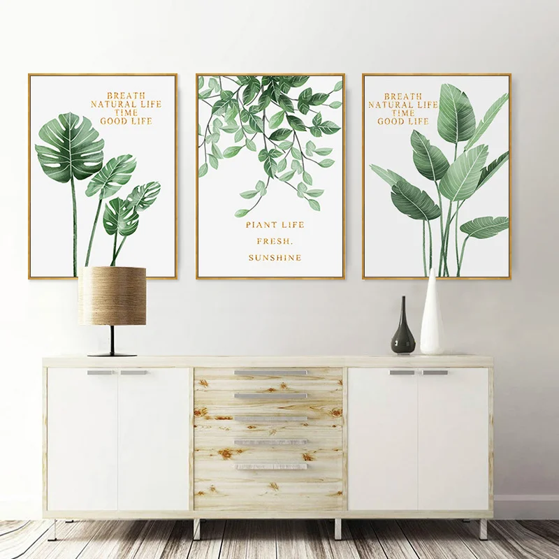 Art Canvas Nordic Green Plant Simple Picture Letter Home Decor Painting Monstera Leaf Modular No Frame Wall Kitchen Poster Print
Art Canvas Nordic Green Plant Simple Picture Letter Home Decor Painting Monstera Leaf Modular No Frame Wall Kitchen Poster Print