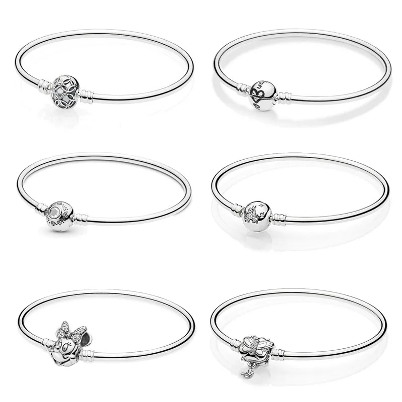 100% 925 Sterling Silver Bead Charm Bracelet Fit Original Pandora Aladdin Castle Butterfly Minnie Bangle Women DIY Jewelry Gift
100% 925 Sterling Silver Bead Charm Bracelet Fit Original Pandora Aladdin Castle Butterfly Minnie Bangle Women DIY Jewelry Gift