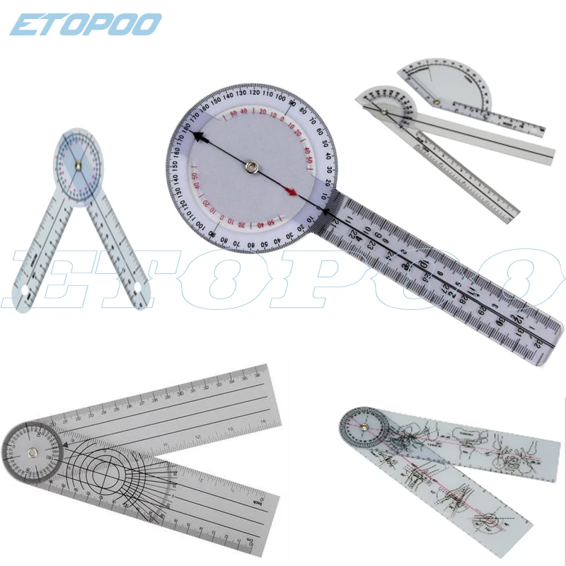 6 Different goniometer Medical Ruler plastic protractor Angle ruler for different function can choose,1model /lot Medical Tool
6 Different goniometer Medical Ruler plastic protractor Angle ruler for different function can choose,1model /lot Medical Tool