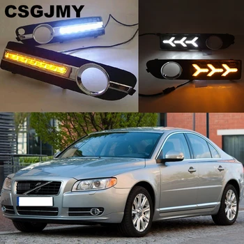 CSGJMY 2PCS LED Daytime Running light LED Daylight For Volvo S80 2009 2010 2011 2012 2013 LED DRL with Yellow Turn Signal Light
CSGJMY 2PCS LED Daytime Running light LED Daylight For Volvo S80 2009 2010 2011 2012 2013 LED DRL with Yellow Turn Signal Light