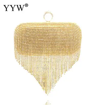 Tassel Rhinestone Wedding Handbags Mini Purse Bag With Chain Women Finger Ring Evening Bags Diamonds Day Clutch Mixed Color
Tassel Rhinestone Wedding Handbags Mini Purse Bag With Chain Women Finger Ring Evening Bags Diamonds Day Clutch Mixed Color