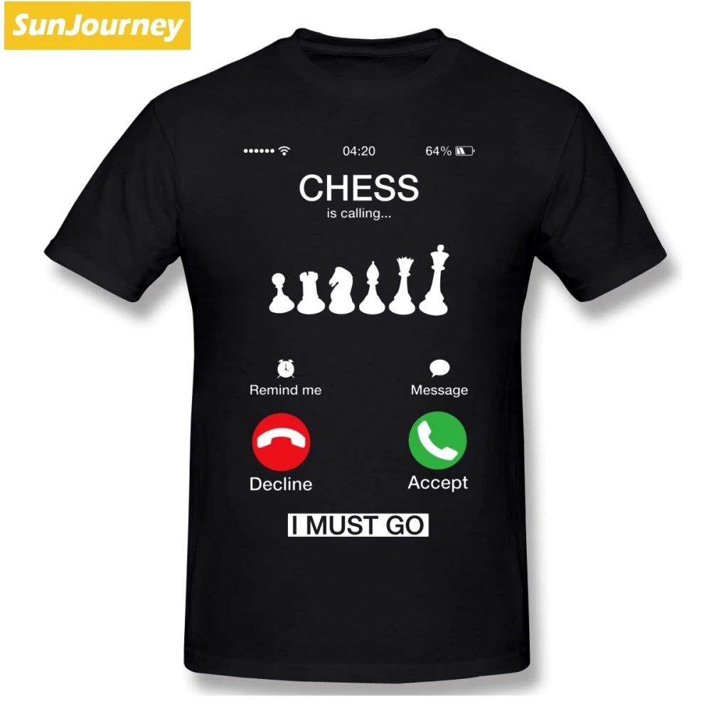 Chess Is Calling I Must Go Men T Shirt Top Couple's Plus Size Cotton Short Sleeve Men's Clothes
Chess Is Calling I Must Go Men T Shirt Top Couple's Plus Size Cotton Short Sleeve Men's Clothes