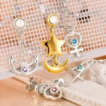 Costume Japenese Anime Sailor Moon S925 Sliver Jewelry Star and Moon Stud Earring Princess Sweet Earring For Women Girls Gift
Costume Japenese Anime Sailor Moon S925 Sliver Jewelry Star and Moon Stud Earring Princess Sweet Earring For Women Girls Gift