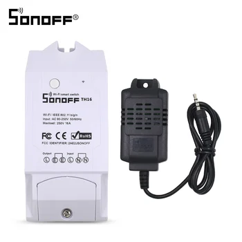 ITEAD Sonoff TH10 TH16 WIFI Switch si7021 Temperature Humidity Sensor Wifi Remote Control For Smart Home Automation Module 16A
ITEAD Sonoff TH10 TH16 WIFI Switch si7021 Temperature Humidity Sensor Wifi Remote Control For Smart Home Automation Module 16A