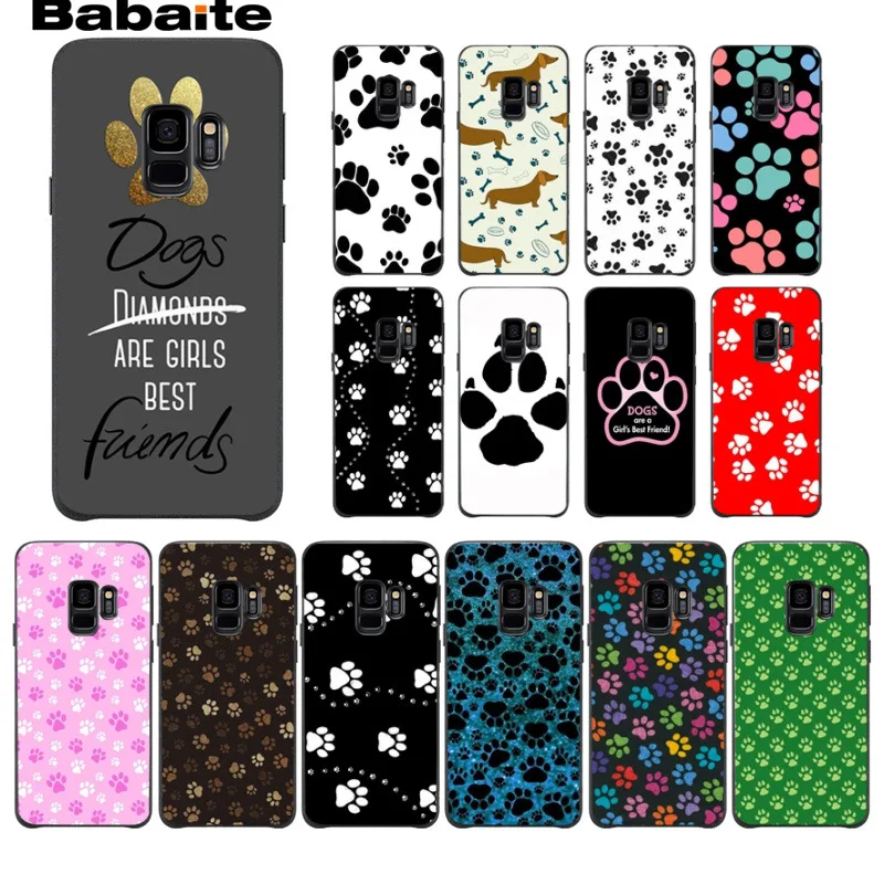 Rainbow dog footprint Paw Claw black Phone Case Cover Shell For Samsung Galaxy s7 s6edge s9 s8 plus note 8 note9 cases Babaite
Rainbow dog footprint Paw Claw black Phone Case Cover Shell For Samsung Galaxy s7 s6edge s9 s8 plus note 8 note9 cases Babaite