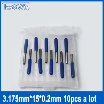 10pcs 3.175MM Shank 15 Angle 0.2MM Flat Bottom CNC Router Tool Cutting Bit Carving V Shape Engraving Bit PCB Cutters
10pcs 3.175MM Shank 15 Angle 0.2MM Flat Bottom CNC Router Tool Cutting Bit Carving V Shape Engraving Bit PCB Cutters