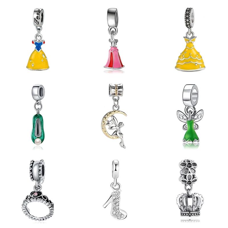 2019 New Original Alloy Bead Enamel Princess Dress Minnie Mickey Dangle Charm Fit Pandora Bracelet Bangle DIY Women Jewelry
2019 New Original Alloy Bead Enamel Princess Dress Minnie Mickey Dangle Charm Fit Pandora Bracelet Bangle DIY Women Jewelry