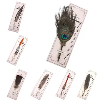 Vintage Feather Metal Pen Nibbed Dip Writing Ink Quill Pens Set for School Stationery Gifts Art Supplies Feather Pen
Vintage Feather Metal Pen Nibbed Dip Writing Ink Quill Pens Set for School Stationery Gifts Art Supplies Feather Pen