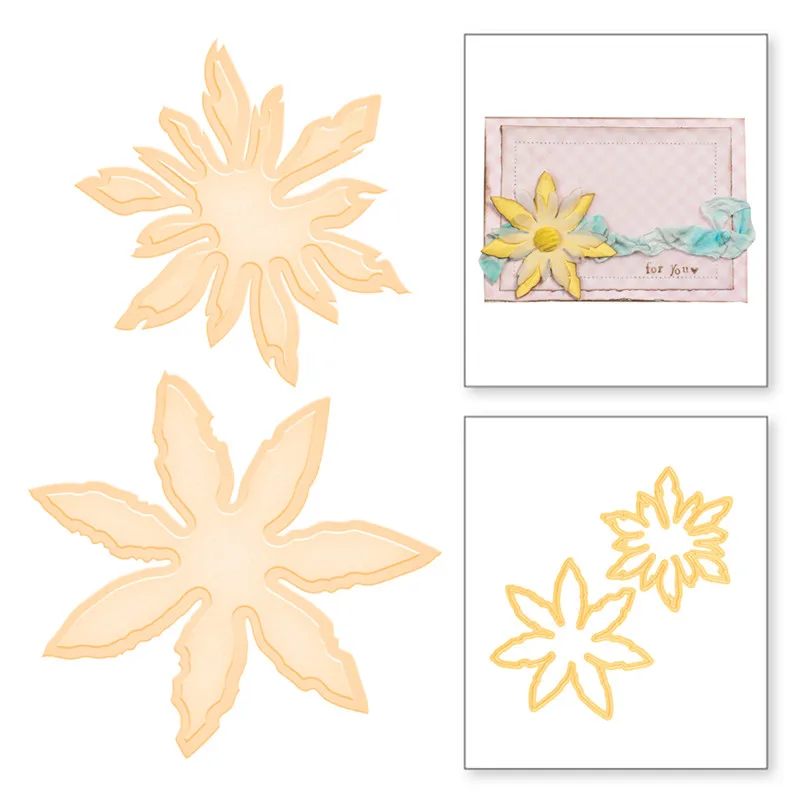 YaMinSanNiO 2 Pcs Flower Metal Cutting Dies Scrapbooking for Card Making DIY Embossing Cuts New 2019 Craft Flower Elements Dies
YaMinSanNiO 2 Pcs Flower Metal Cutting Dies Scrapbooking for Card Making DIY Embossing Cuts New 2019 Craft Flower Elements Dies