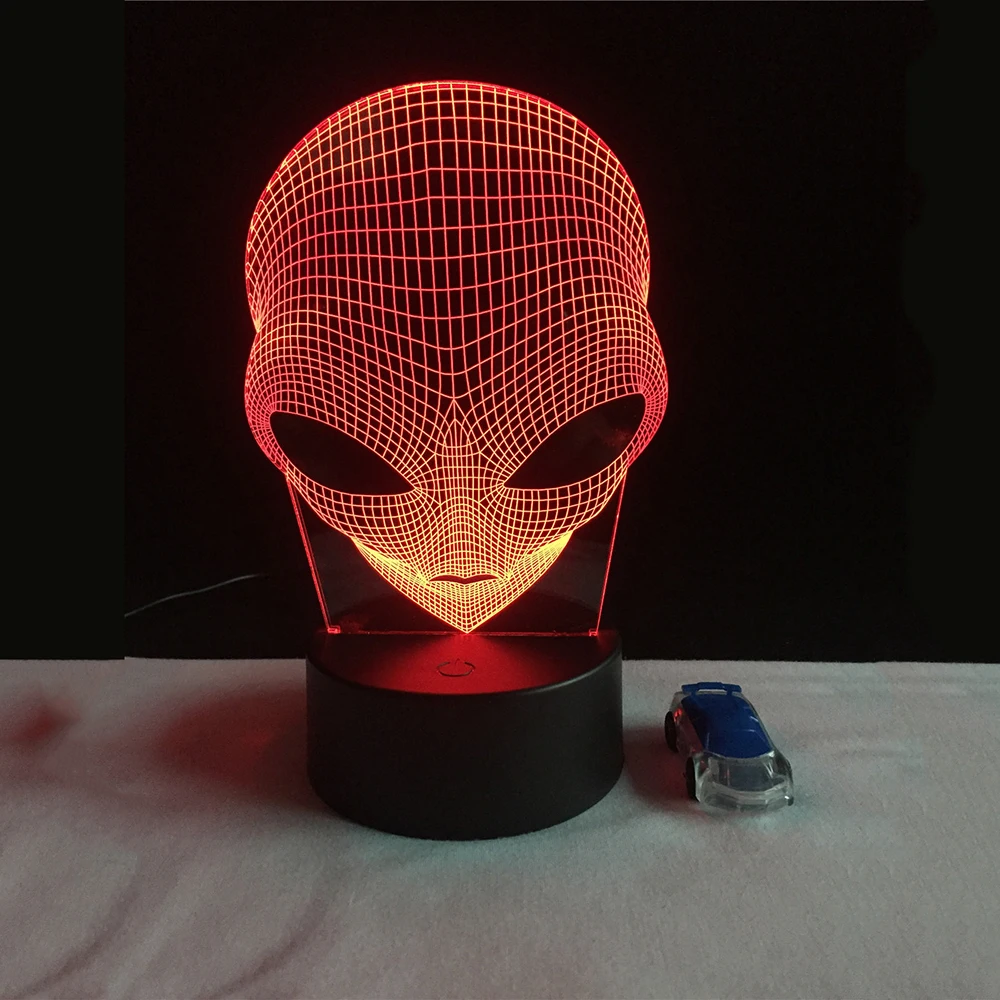 Unique 3D Cartoon Special Alien Shape LED Table Lamp with USB Power Touch night light gift
Unique 3D Cartoon Special Alien Shape LED Table Lamp with USB Power Touch night light gift