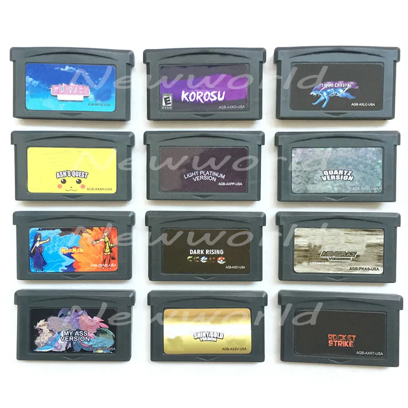 Pok Series Glazed Korosu Liquid Crystal Ash's Quest Light Platinum for 32 Bit Video Game Cartridge Console Card Handheld Player
Pok Series Glazed Korosu Liquid Crystal Ash's Quest Light Platinum for 32 Bit Video Game Cartridge Console Card Handheld Player