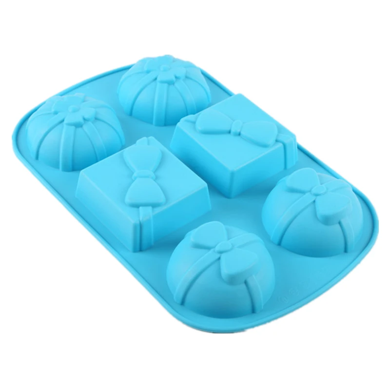 1 PC Cute Gift Box Silicone Cake Mold Ice Cube Tray Chocolate Cookie Fondant Cupcake Mould Baking Bakeware Random Color
1 PC Cute Gift Box Silicone Cake Mold Ice Cube Tray Chocolate Cookie Fondant Cupcake Mould Baking Bakeware Random Color