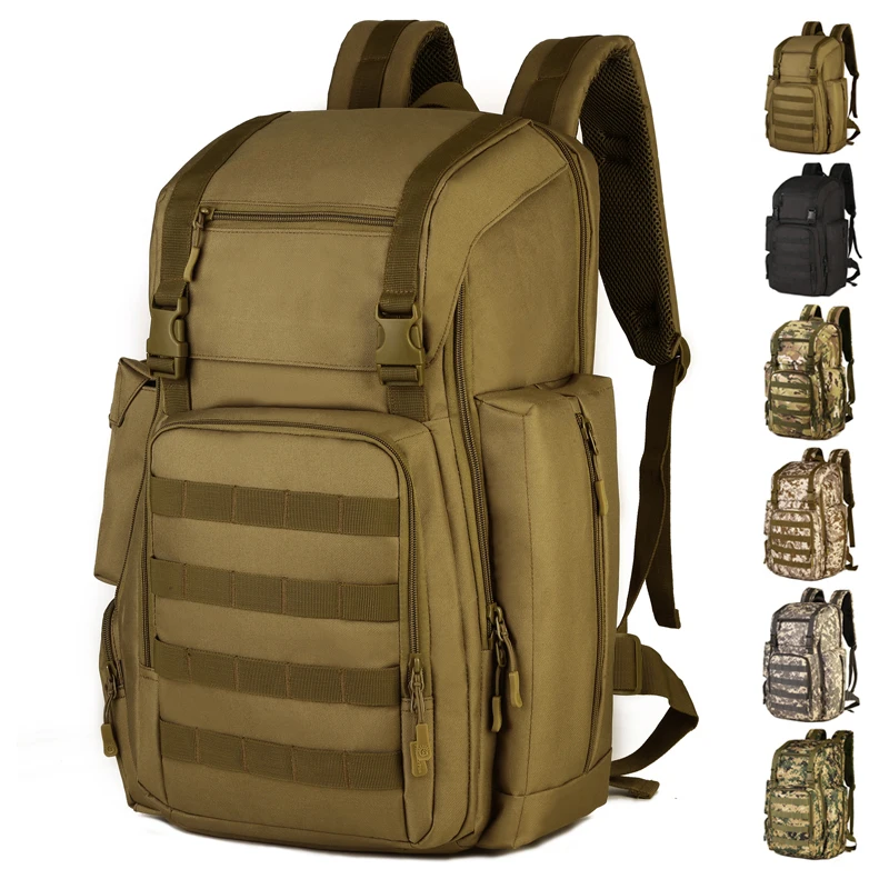 40L Large Camo Tactical Backpack With Shoes Compartment Outdoor Sports Laptop Knapsack Waterproof Molle Military Backpack S421
40L Large Camo Tactical Backpack With Shoes Compartment Outdoor Sports Laptop Knapsack Waterproof Molle Military Backpack S421