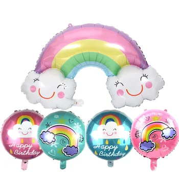 Lucky 50PCS 18inch Smile Face Rainbow Cloud Balloons Birthday Party Decorations Kids Toys Marriage Decorations Helium Balloon
Lucky 50PCS 18inch Smile Face Rainbow Cloud Balloons Birthday Party Decorations Kids Toys Marriage Decorations Helium Balloon