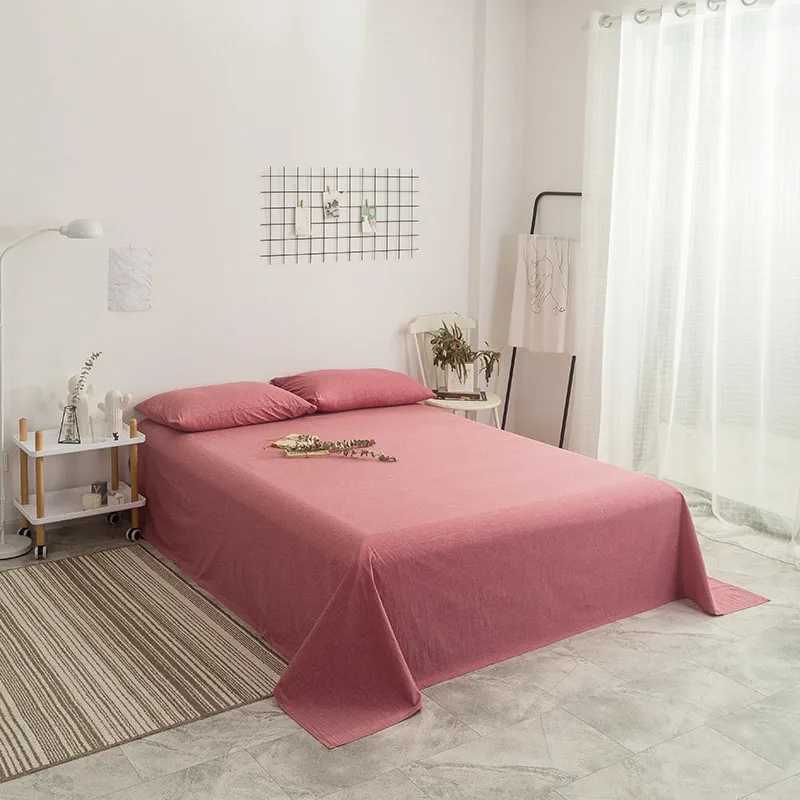 Bedding Sheet Home Textile 3Pcs Sauce Purple Solid Color Flat Sheets Combed Cotton Bed Sheet Bedding Linen For King Queen Size
Bedding Sheet Home Textile 3Pcs Sauce Purple Solid Color Flat Sheets Combed Cotton Bed Sheet Bedding Linen For King Queen Size
