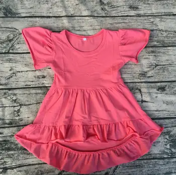 Hot sale party wear cotton dresses for girl short sleeves high low tops kids dress
Hot sale party wear cotton dresses for girl short sleeves high low tops kids dress
