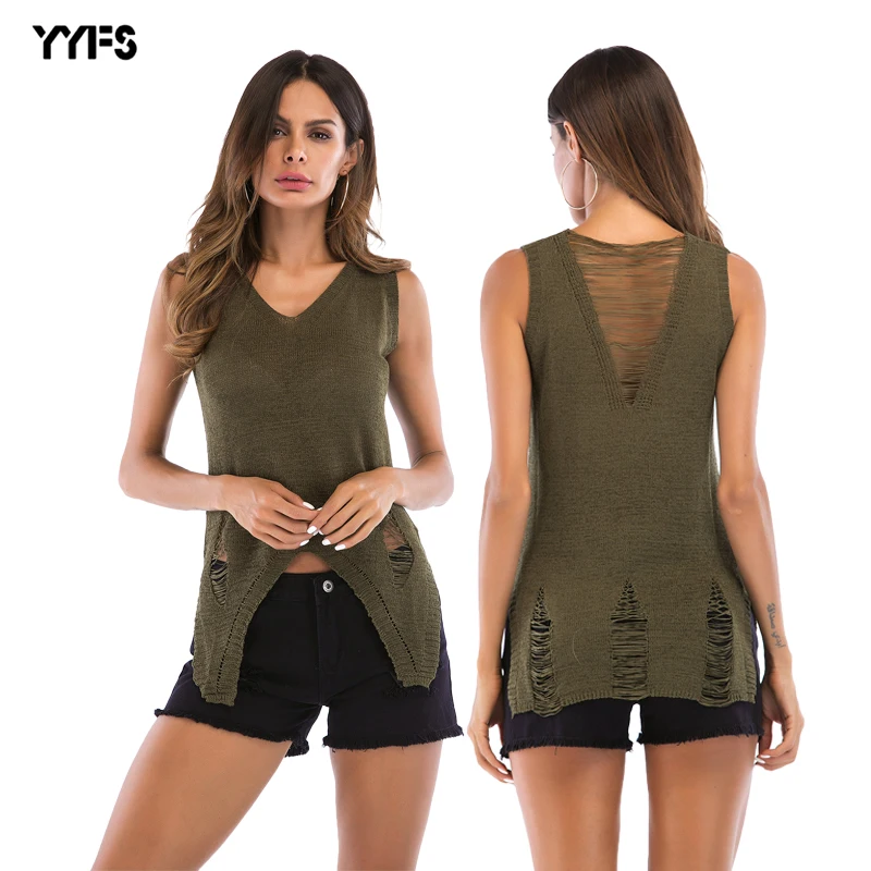 Sexy V neck Hollow Out tank tops women summer Solid Tops Sleeveless Casual Elegant Tops
Sexy V neck Hollow Out tank tops women summer Solid Tops Sleeveless Casual Elegant Tops