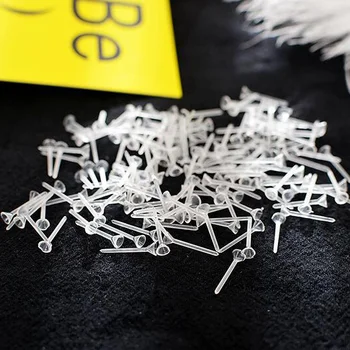 2g,about 150PCS Full size 13MM,Stick size:3MM Transparent White Plastic Earring Stud Diy Jewelry Findings Accessories
2g,about 150PCS Full size 13MM,Stick size:3MM Transparent White Plastic Earring Stud Diy Jewelry Findings Accessories