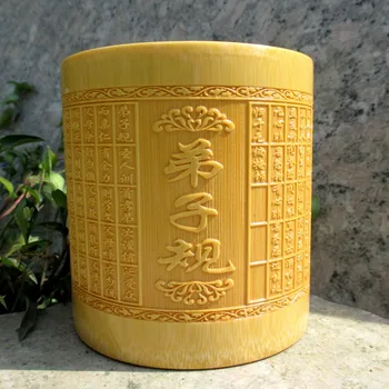 Bamboo carving Pen Holders High-grade Classical art Pen container Education Office Gifts Brush pot case
Bamboo carving Pen Holders High-grade Classical art Pen container Education Office Gifts Brush pot case