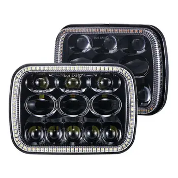 5x7 7x6 inch LED Headlights DOT Approved Headlamps Bulbs Projector Headlight Lights Set Kit for Jeep Cherokee XJ Wrangler
5x7 7x6 inch LED Headlights DOT Approved Headlamps Bulbs Projector Headlight Lights Set Kit for Jeep Cherokee XJ Wrangler