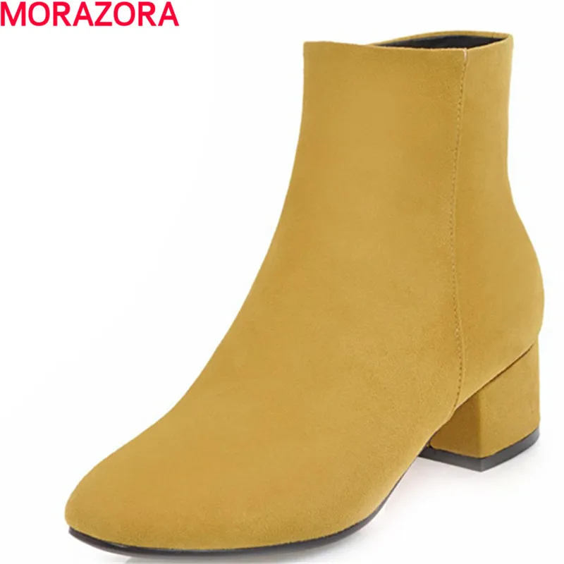 MORAZORA new arrival simple zip high heels shoes woman ankle boots for women in spring autumn fashion boots female size 34-40
MORAZORA new arrival simple zip high heels shoes woman ankle boots for women in spring autumn fashion boots female size 34-40