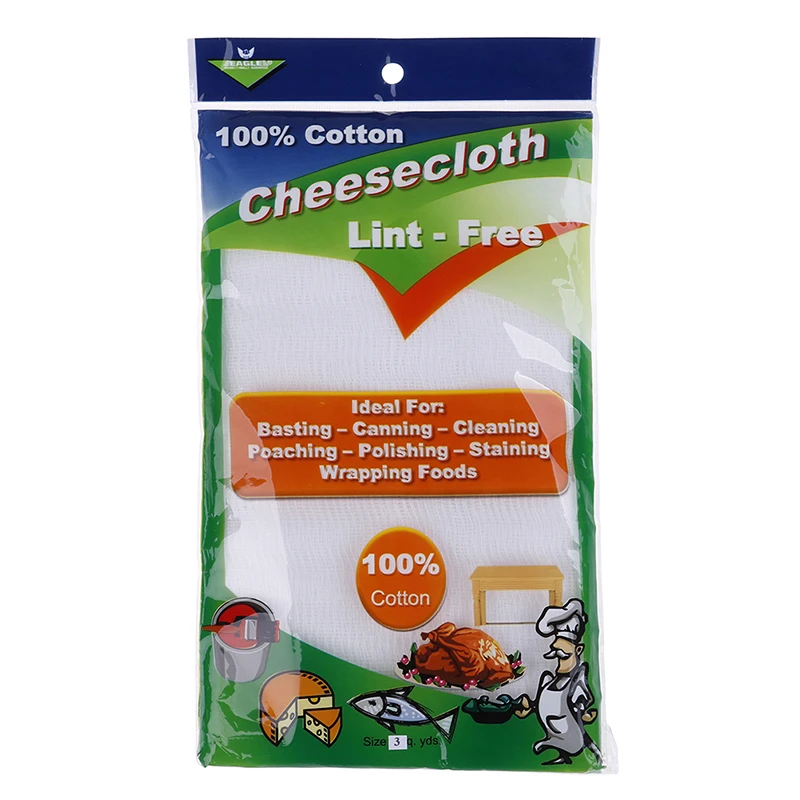 High quality 3Yards Cheese Cloth Bleached Width 23.5cm Gauze Cheesecloth Fabric Muslin Kitchen Cooking Tools
High quality 3Yards Cheese Cloth Bleached Width 23.5cm Gauze Cheesecloth Fabric Muslin Kitchen Cooking Tools