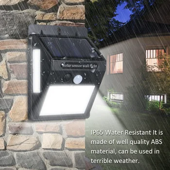 100 LED Solar Wall Lamp PIR Motion Sensor Light Three Sides Light Control IP65 Waterproof Solar Outdoor Light for Yard Pathway
100 LED Solar Wall Lamp PIR Motion Sensor Light Three Sides Light Control IP65 Waterproof Solar Outdoor Light for Yard Pathway