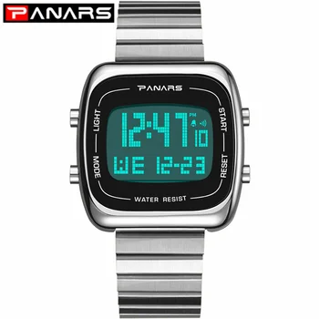 PANARS New Arrival Stainless Steel Multi-function Waterproof Sport Men's Watches Gold Color Alarm Luxury Fashion Watches for Men
PANARS New Arrival Stainless Steel Multi-function Waterproof Sport Men's Watches Gold Color Alarm Luxury Fashion Watches for Men