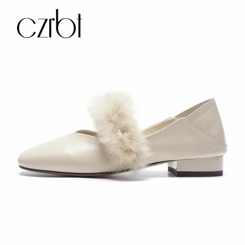 czrbt 2018 New Women Pumps Genuine Leather Square Heels Shoes Woman Spring Autumn Rabbit Fur Quality Basic Pumps
czrbt 2018 New Women Pumps Genuine Leather Square Heels Shoes Woman Spring Autumn Rabbit Fur Quality Basic Pumps