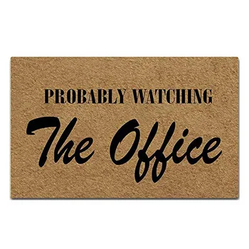 Funny Door Mat Probably Watching The Office Door Mat-Custom Home Living Decor Housewares Rugs and Mats State Indoor Gift Ideas 2
Funny Door Mat Probably Watching The Office Door Mat-Custom Home Living Decor Housewares Rugs and Mats State Indoor Gift Ideas 2