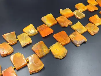 Flat Trapezoid Agate Slice Beads Orange/Yellow Agate Pendant Beads Slab Nugget Beads Graduated Agate Gemstone Beads Supplies 22-
Flat Trapezoid Agate Slice Beads Orange/Yellow Agate Pendant Beads Slab Nugget Beads Graduated Agate Gemstone Beads Supplies 22-