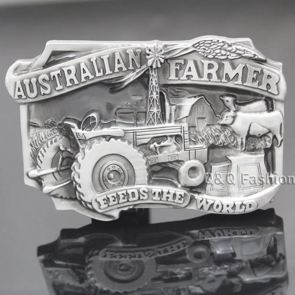 RechicGu Vintage Belt Buckle Silver Plated Farm Barn Tractor Cow Homestead Print Jewelry Fashion Man Accessories Gifts Wholesale
RechicGu Vintage Belt Buckle Silver Plated Farm Barn Tractor Cow Homestead Print Jewelry Fashion Man Accessories Gifts Wholesale