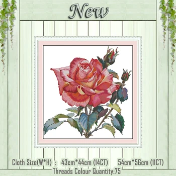 Rose red love decor diy painting counted printed on the canvas DMC 11CT 14CT kits chinese Cross Stitch embroidery needlework Set
Rose red love decor diy painting counted printed on the canvas DMC 11CT 14CT kits chinese Cross Stitch embroidery needlework Set