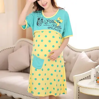 Maternity Clothes Pregnant Women Summer Bow Casual O Neck Knee-length Dress Maternity Breastfeeding Loose Cotton Nursing Dresses
Maternity Clothes Pregnant Women Summer Bow Casual O Neck Knee-length Dress Maternity Breastfeeding Loose Cotton Nursing Dresses