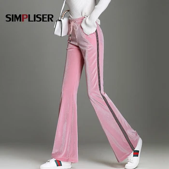 Fared Pants Women Drawstring Sweatpants Striped Long Trousers Woman Joggers Pants Casual Loose Pants Black Pink Femme Pantalon
Fared Pants Women Drawstring Sweatpants Striped Long Trousers Woman Joggers Pants Casual Loose Pants Black Pink Femme Pantalon